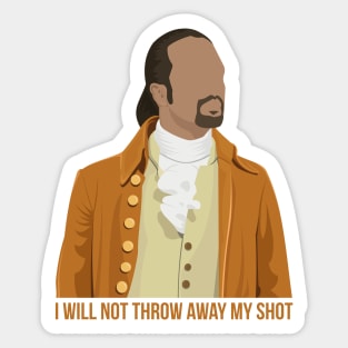 Alexander Hamilton Sticker